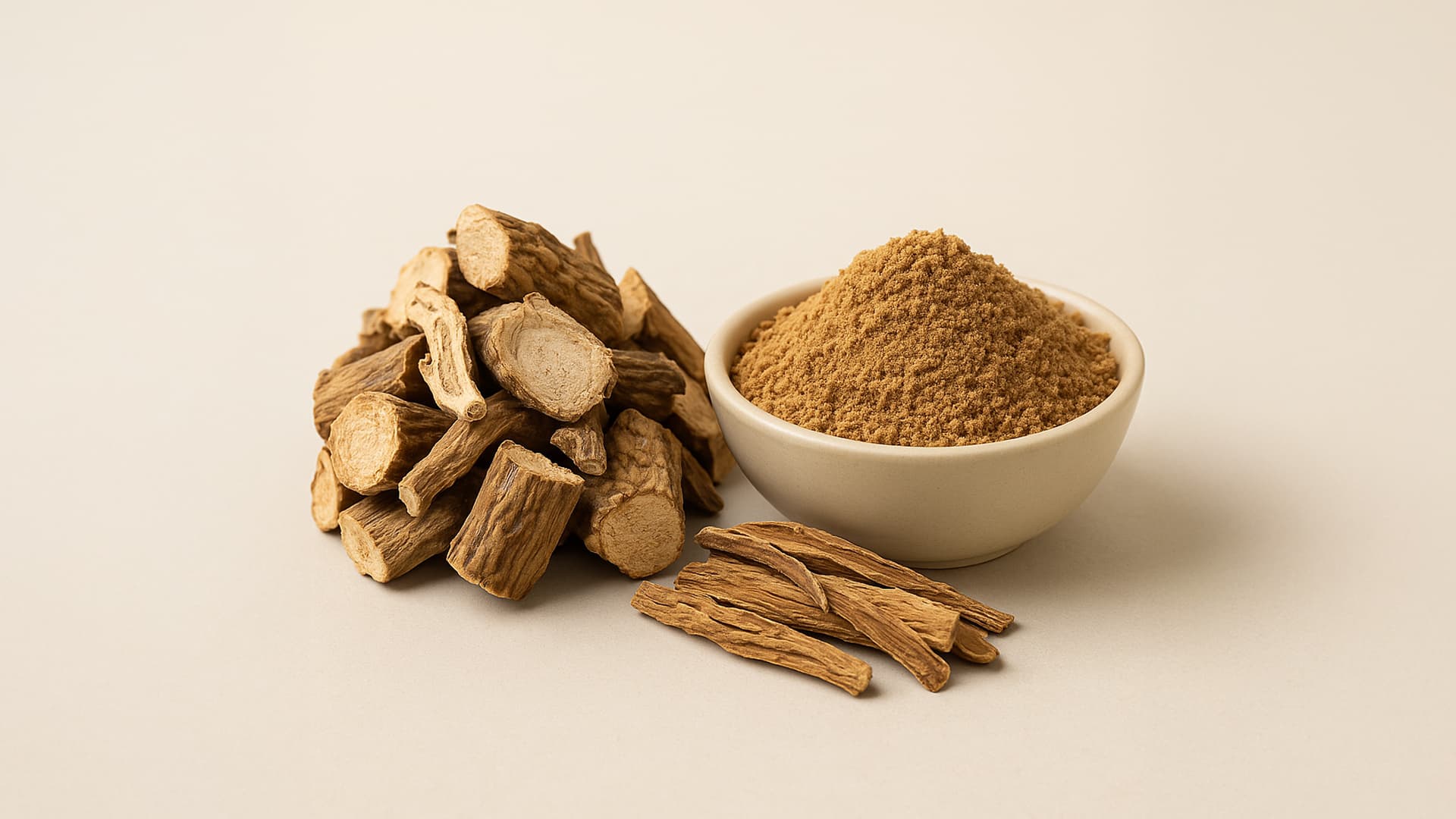 Vachha Natural Extract bottle and Acorus calamus plant