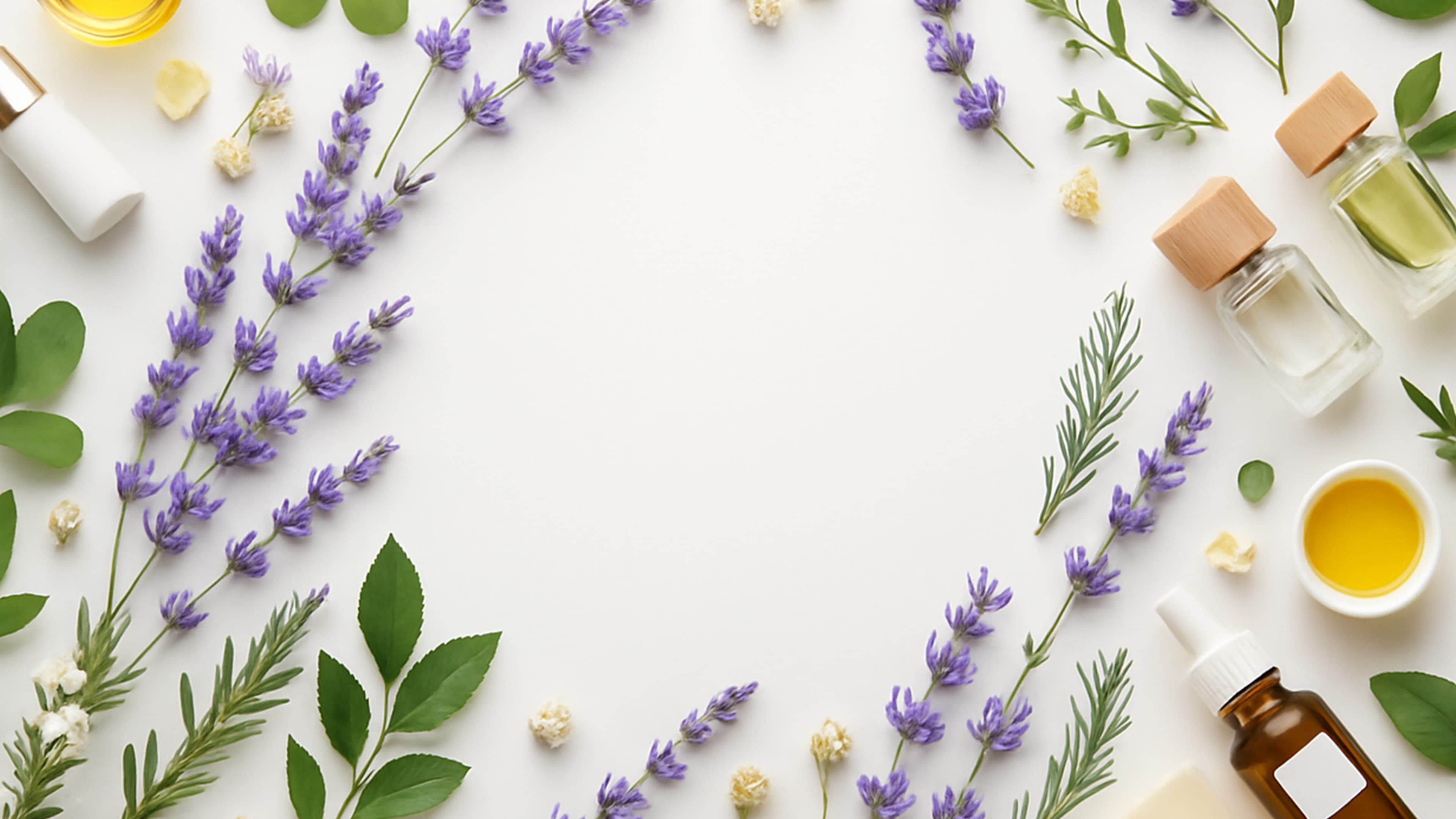 Assortment of natural spices and herbs