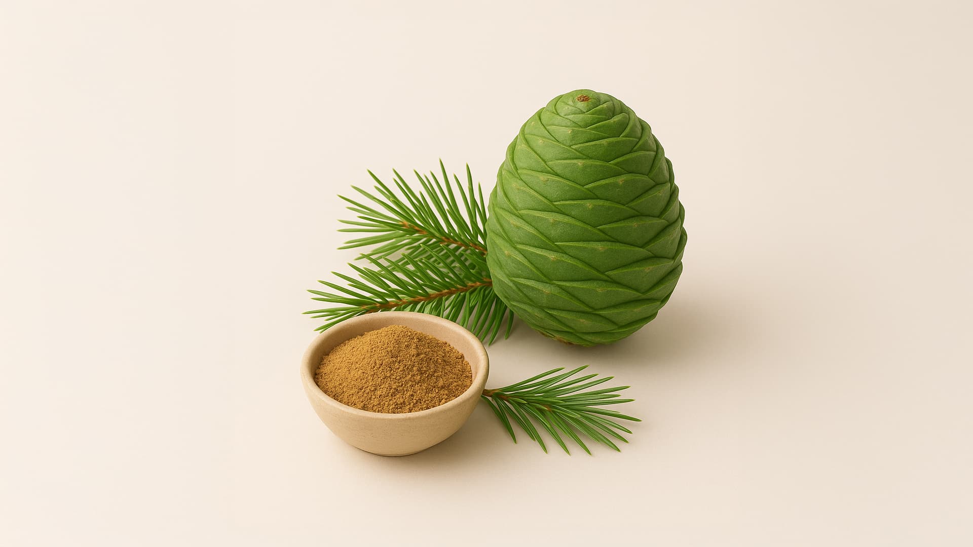 Bottle of Cedrus Deodara Essential Oil with cedarwood